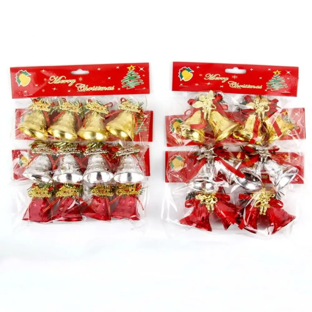 

Christmas Hanging Bell Window Door Xmas Tree Decorations 4.5cm Plastic Christmas Bells Ornaments (Not Ringing)