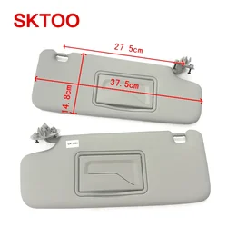 SKTOO-Espejo de maquillaje para coche, accesorio con visera solar para Chevrolet Aveo, Cruzez, Sonic Spark belt, sombreado