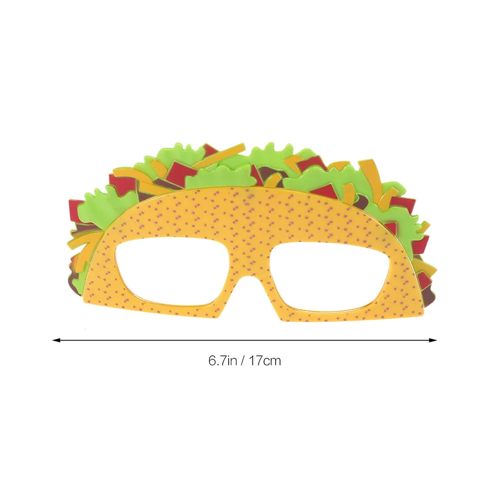 Feestbril Mexicaanse Taco Nieuwigheid Brillen Voor Volwassenen Kinderen Kostuum Accessoire Photo Booth Props Viering Decor