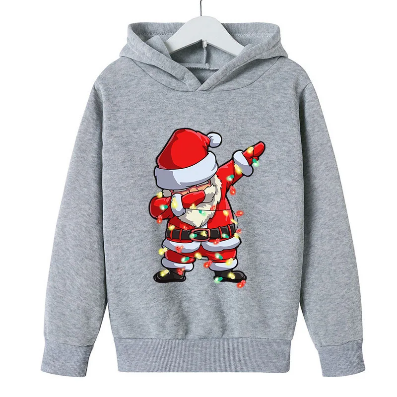 New Santa Claus Pattern Print Hoodies Men Women Casual Hooded Sweatshirts Oversized Hoodie Streetwear Pullovers Unisex Clothing