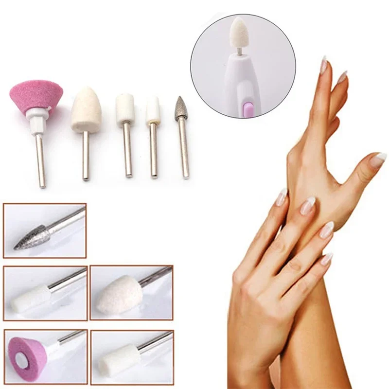 Mini perceuse à ongles électrique professionnelle 5 en 1, kit de manucure et pédicure, meulage, polissage, nail art, ponçage, lime, stylo, outils, machine