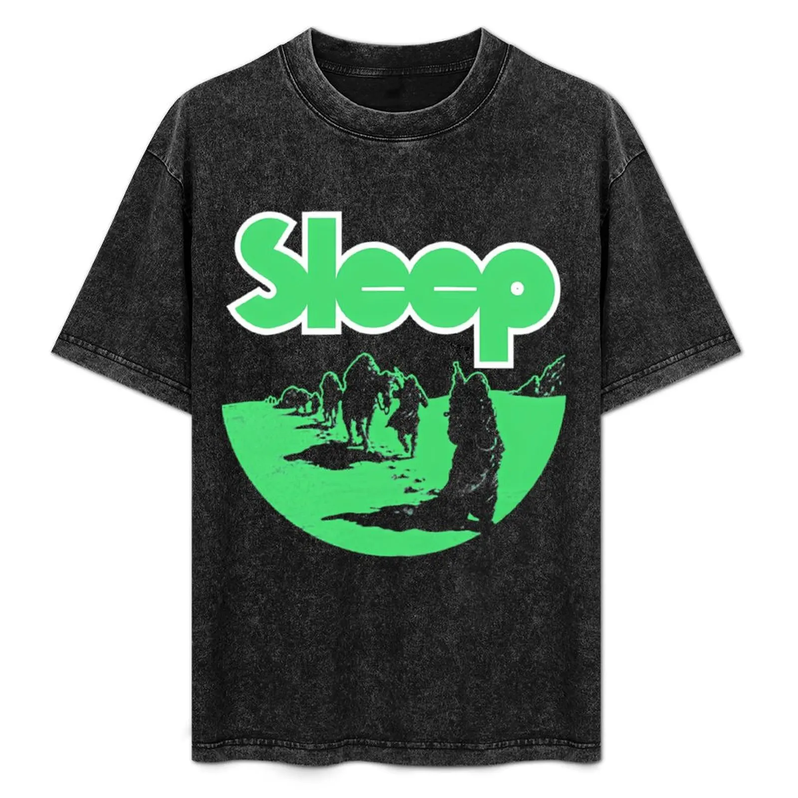 

Sleep Band Merch T-Shirt Work Short Sleeve Cotton Top