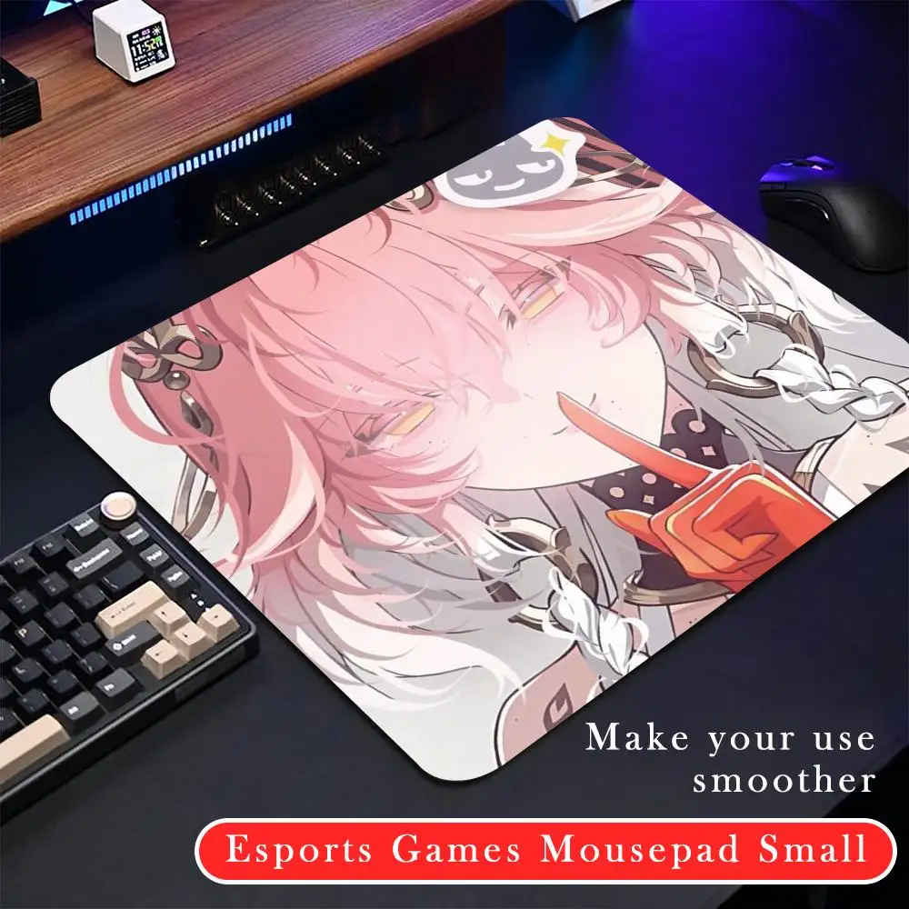 Wuthering Waves Changli Mouse Pads Cartoon rubber Small mouse pad desktop computer office keyboard e-sports ROGs game