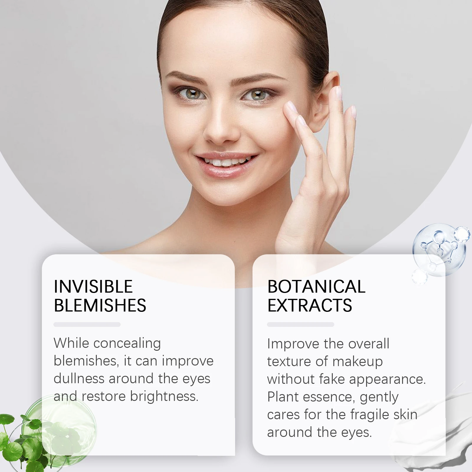 센텔라 아이즈 다크 컨실러 보이지 않는 눈 다크 서클 경량 천연 커버리지 브라이트 레이크럴 그루브 페이셜 메이크업 베이스