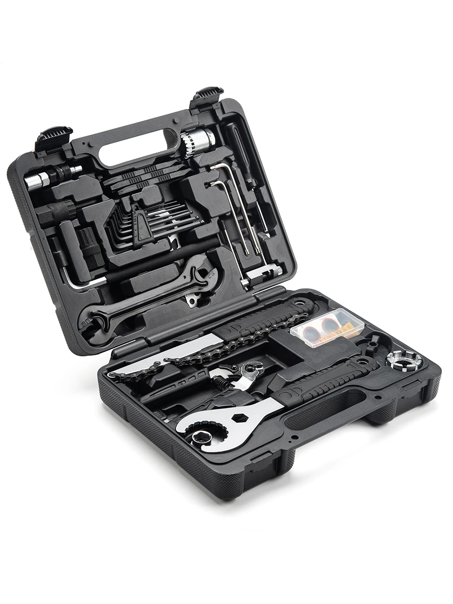 AliExpress LINGMAI Professional Bike Tool Kit 21 in 1 | Multi-Function Repair Tool for Crank, BB, Hub, Freewheel, Pedal, Spoke & Chain | MTB/Road B