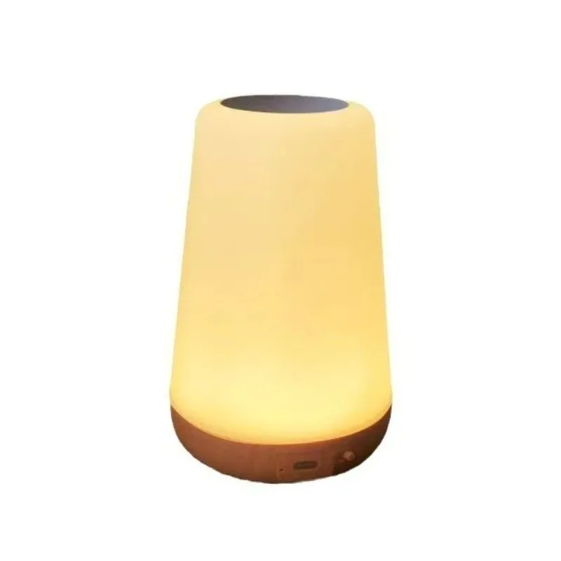 USB Rechargeable Night Light 13 Color Changing Night Light RGB Remote Control Touch Dimming Light Portable Table Side Light
