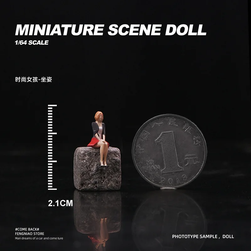 1:64 อะนิเมะรูปมินิตุ๊กตา Miniature การถ่ายภาพ props ฉาก DIY ตารางทรายภูมิทัศน์เครื่องประดับของขวัญ