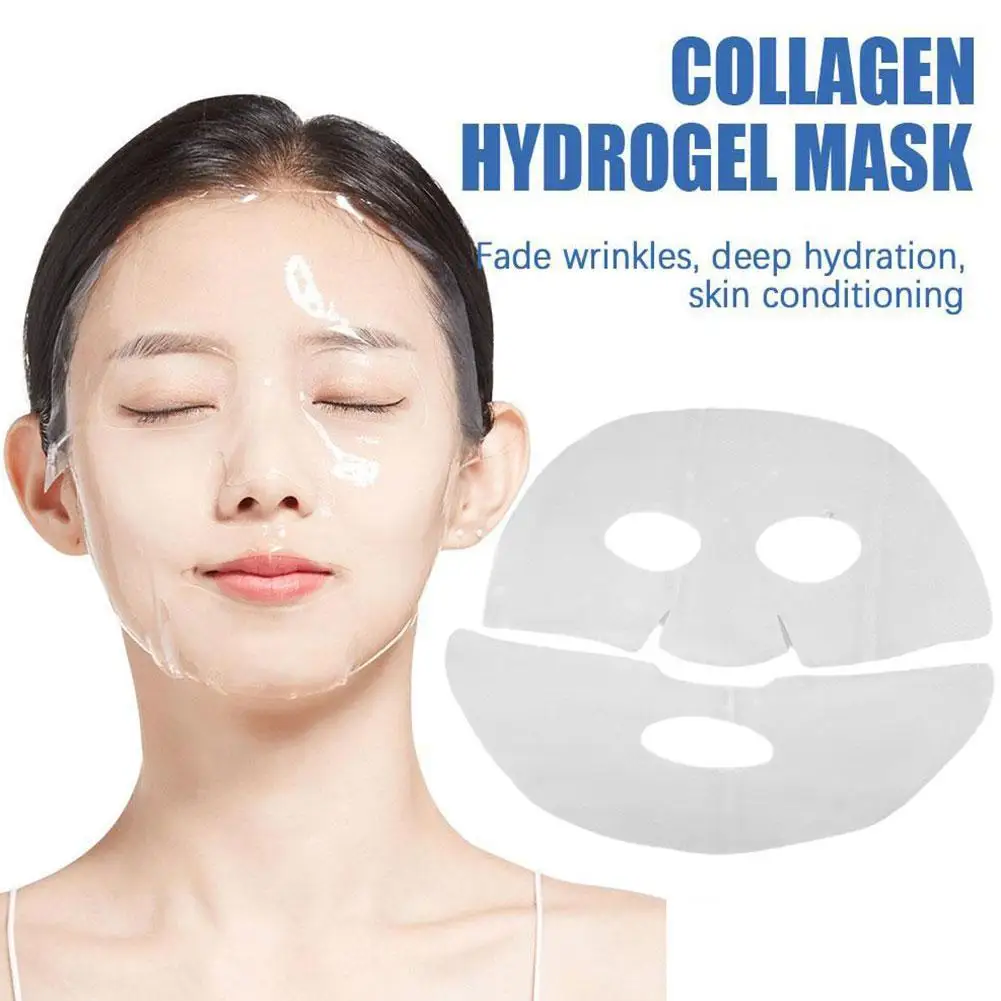 Collagen Hydrogel MaskWhite Translucent Fine Smooth Moisturizing Disposable Deep Hydration Mask