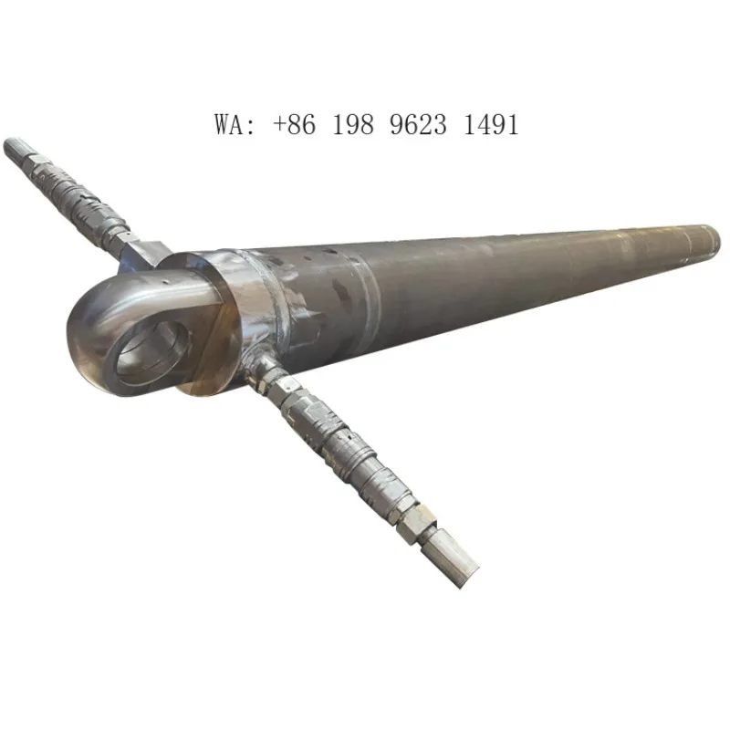 1MPa High Pressure Stainless Steel Telescopic Hydraulic Cylinder 125 70-2500 Custom Industrial Oil Cylinder for Machinery