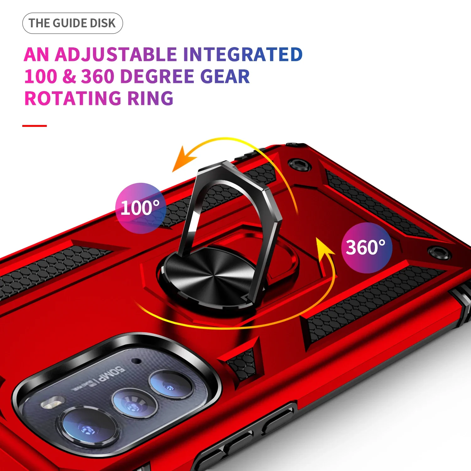 لموتورولا موتو إيدج بلس 2023 2022 2024 2021 جراب هاتف درع وعرة العسكرية للصدمات حلقة مغناطيسية غطاء للحماية حالات #3