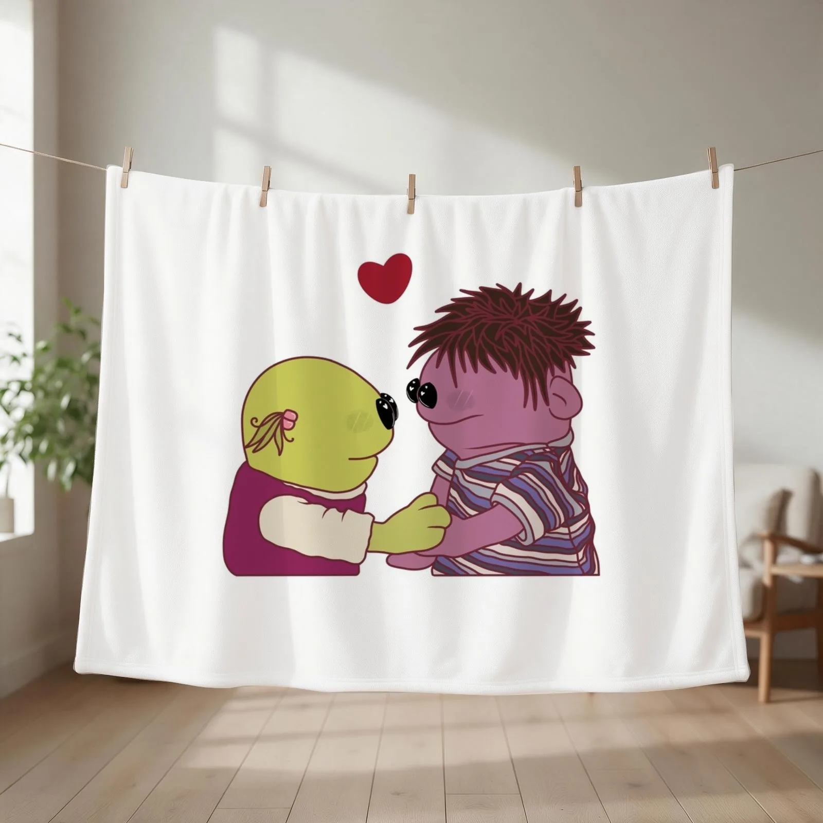 Nanalan mona and Matthew Throw Blanket Furrys Stuffeds Luxury Throw Shaggy Blankets