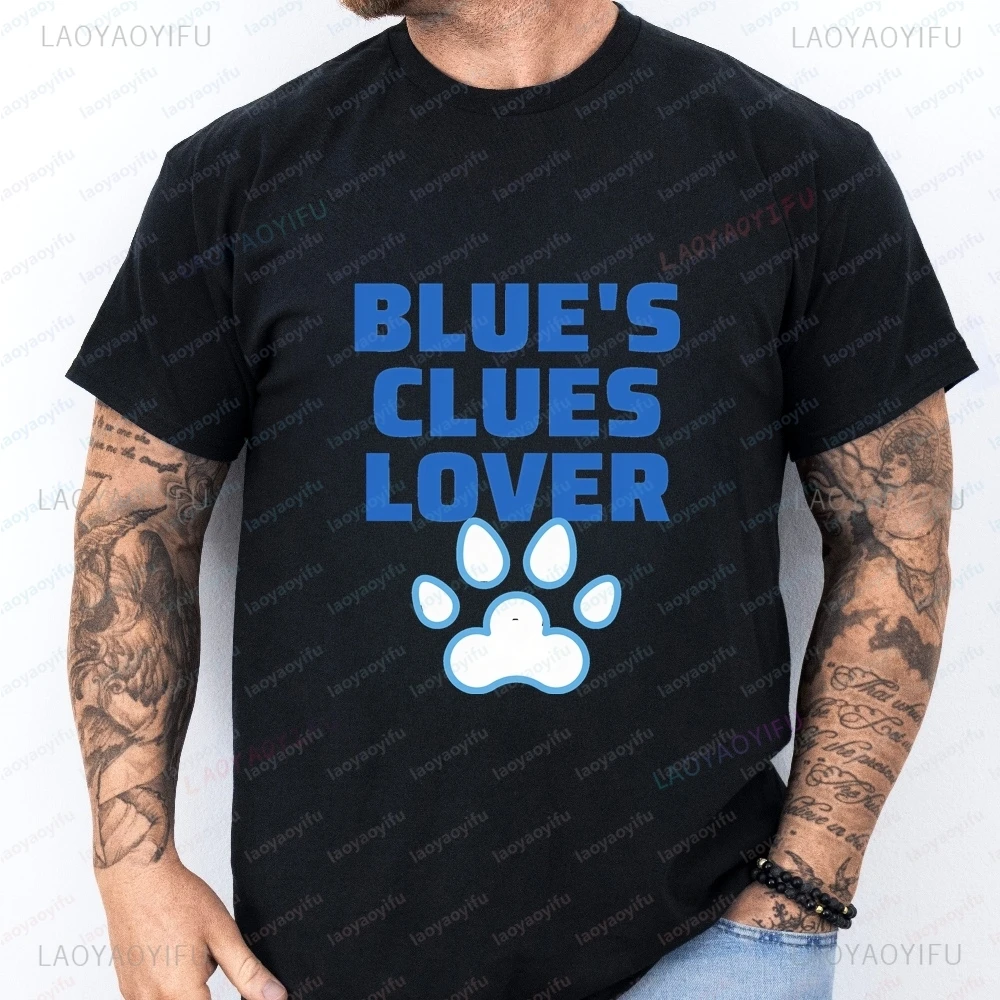 Joyeux Noël ! Blue's Clues & You T-shirt à manches courtes pour hommes et femmes, tendance mode estivale, motif universel