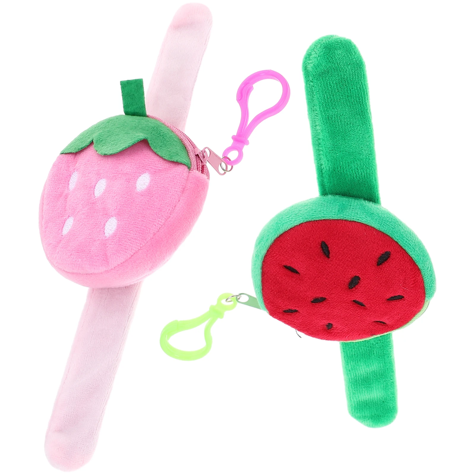 

2 pcs Fruit Slap Wristband Band Kids Bracelets Fruit Wrist Strap Pop Ring Luxury Children Slap Band Party Favors Gifts Toy