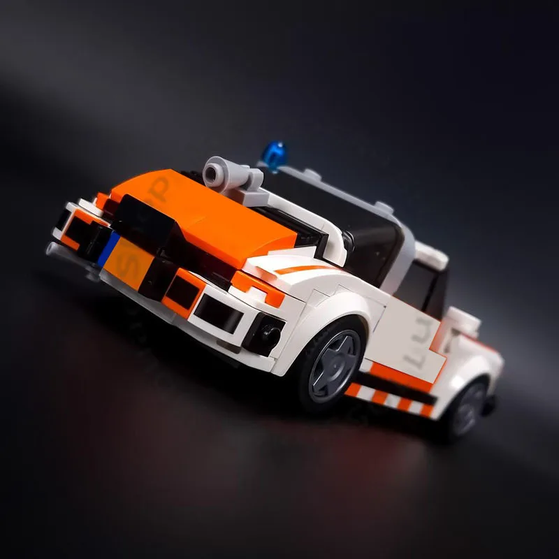 311 PCS Speed King 911 Targa SC Rijkspolitie MOC Customize Modular Building Block Kids Popular Brick DIY Assembly Toy Gift