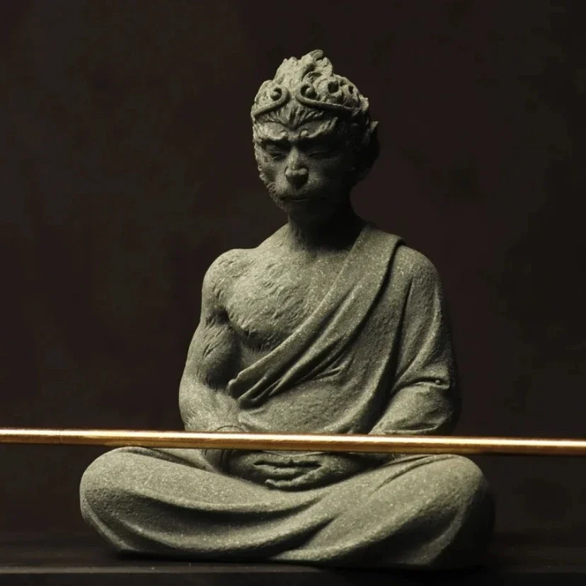c13- Big Day Tathagata Buddha Dolomite Landscaping Tea Space Ornament Office Desktop Court Ornament