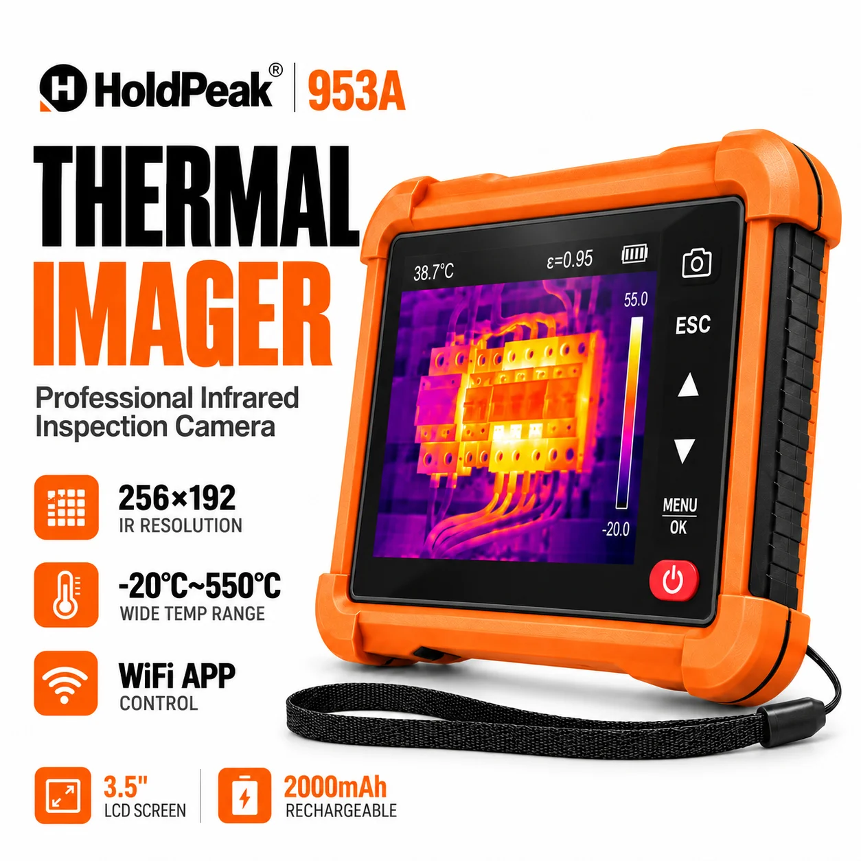 Nf 521 Thermal Imaging Camera - Düz Panel Termal Görüntüleme Cihazı 256×192