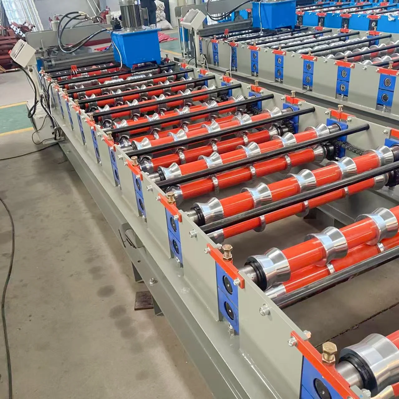 Automatic Interlocking Roof Tile Making Machine with PLC Control System for Africa Market