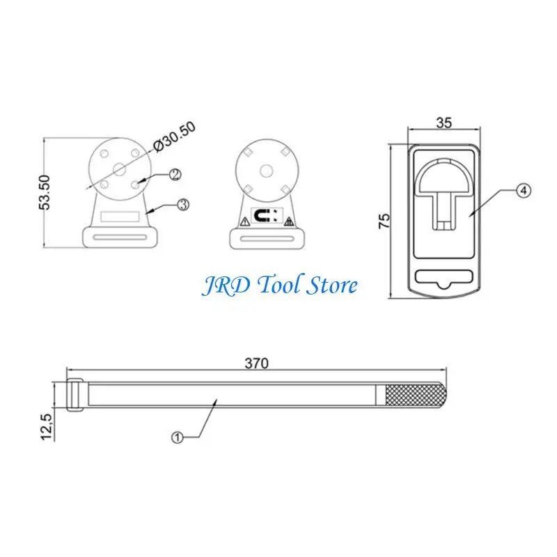 A2UD Multi kế dây đeo với nam châm mạnh cho dây đeo Heoki
