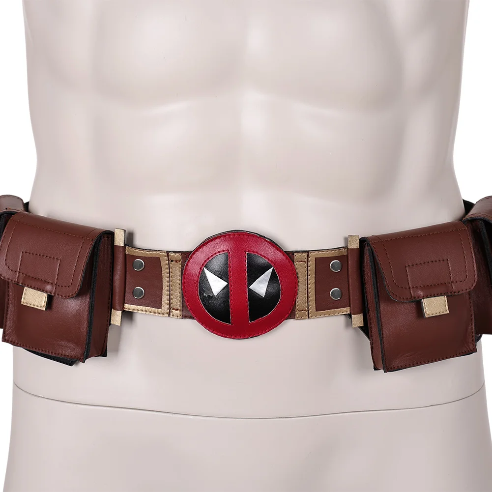 Death Cosplay Pool Fantasy Wade Cos Wilson Roleplay Belt cintura uomo adulto Halloween Carnival Costume accessori Prop