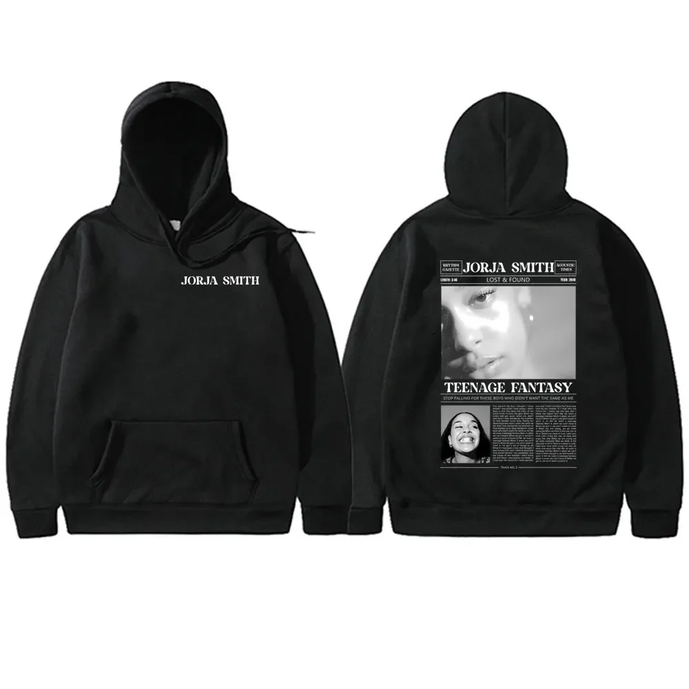 

Певица Jorja Smith Lost & Found подростковая толстовка с рисунком в стиле фэнтези для мужчин и женщин, модный пуловер большого размера с капюшоном, мужские винтажные толстовки