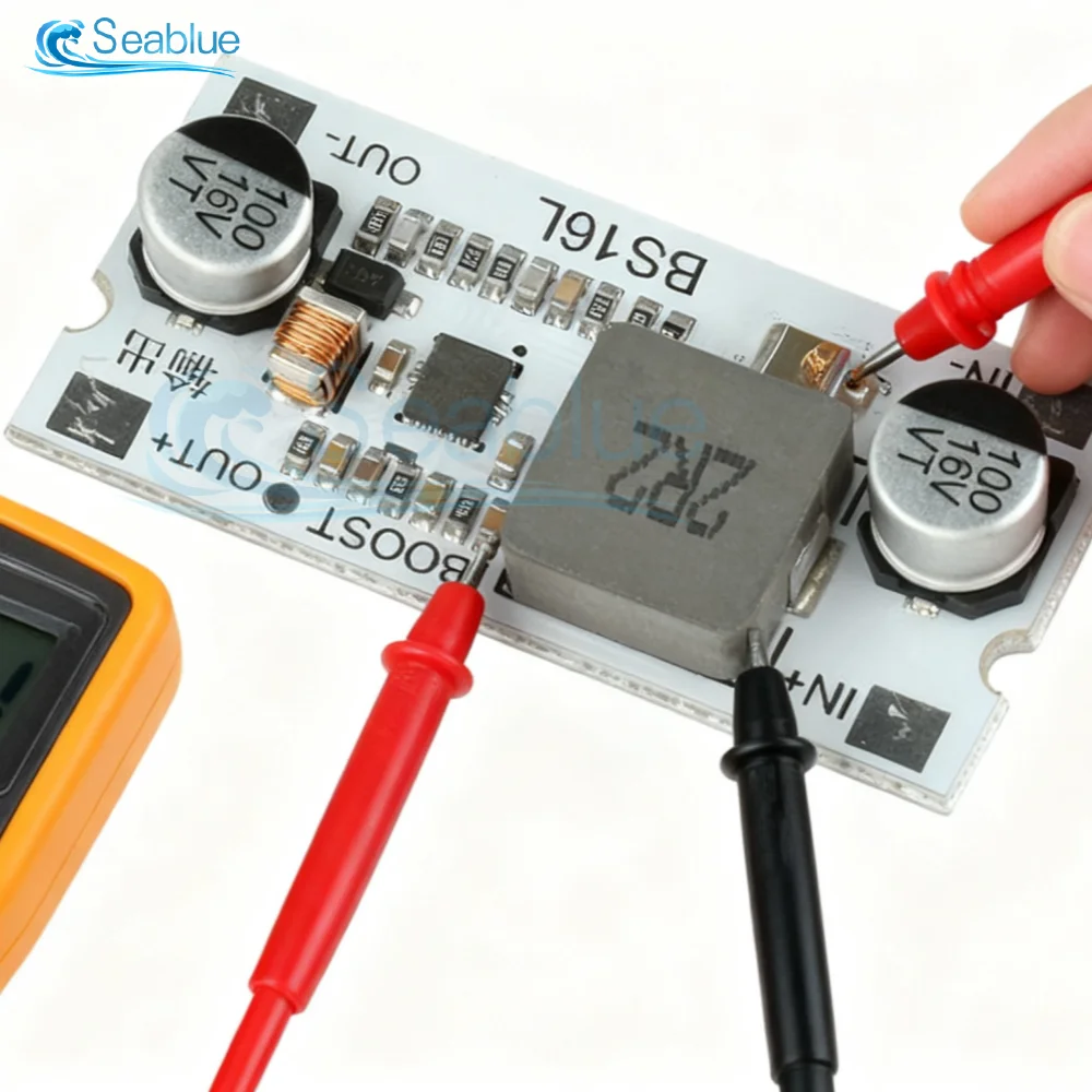 DC-DC دفعة وحدة محول 2.7-15 فولت إلى 5 فولت/9 فولت/12 فولت 12A عالية الكفاءة تصعيد الجهد المنظم مع حماية ماس كهربائى