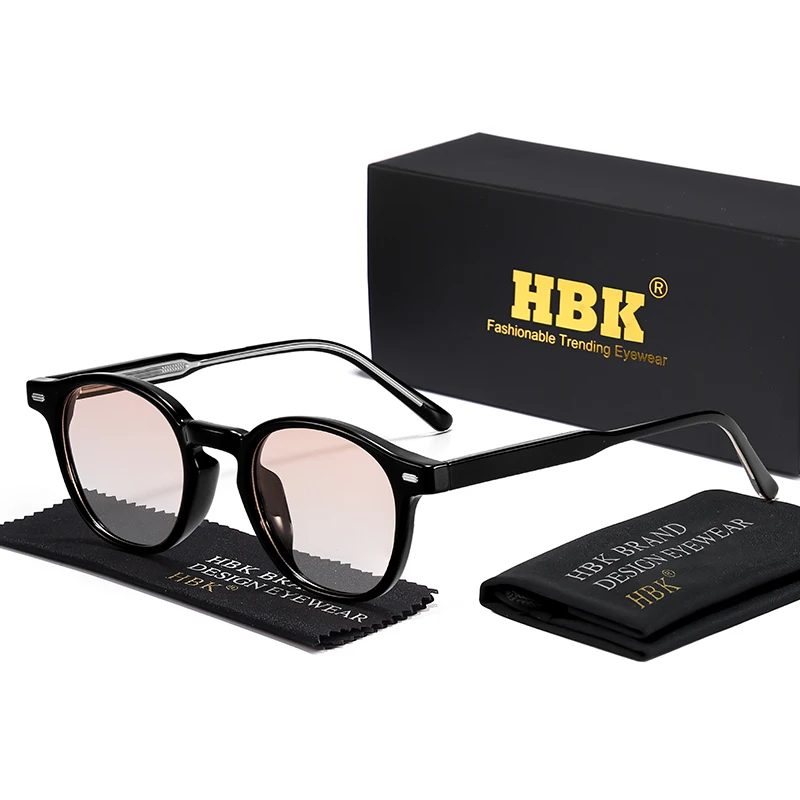 HBK Klassische einfache lässige runde TR-Rahmen polarisierte Sonnenbrille Männer Frauen Outdoor Party Urlaub Reisen Fahren Dekore Foto Requisiten – Detail 15