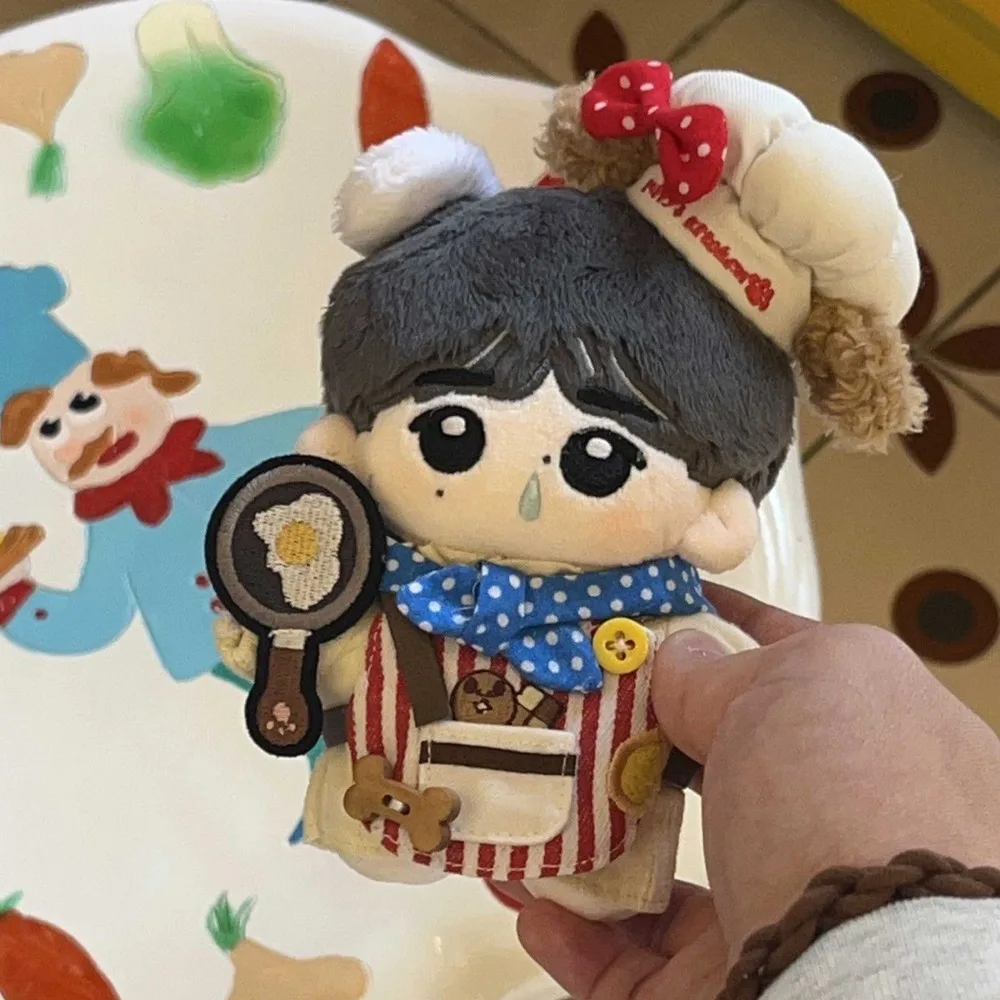 

Chef Hat 10cm Cotton Doll Clothes Dress Up Lovely Doll Clothes Outfit Creative Apron Set Doll Clothes Set Doll Accessories