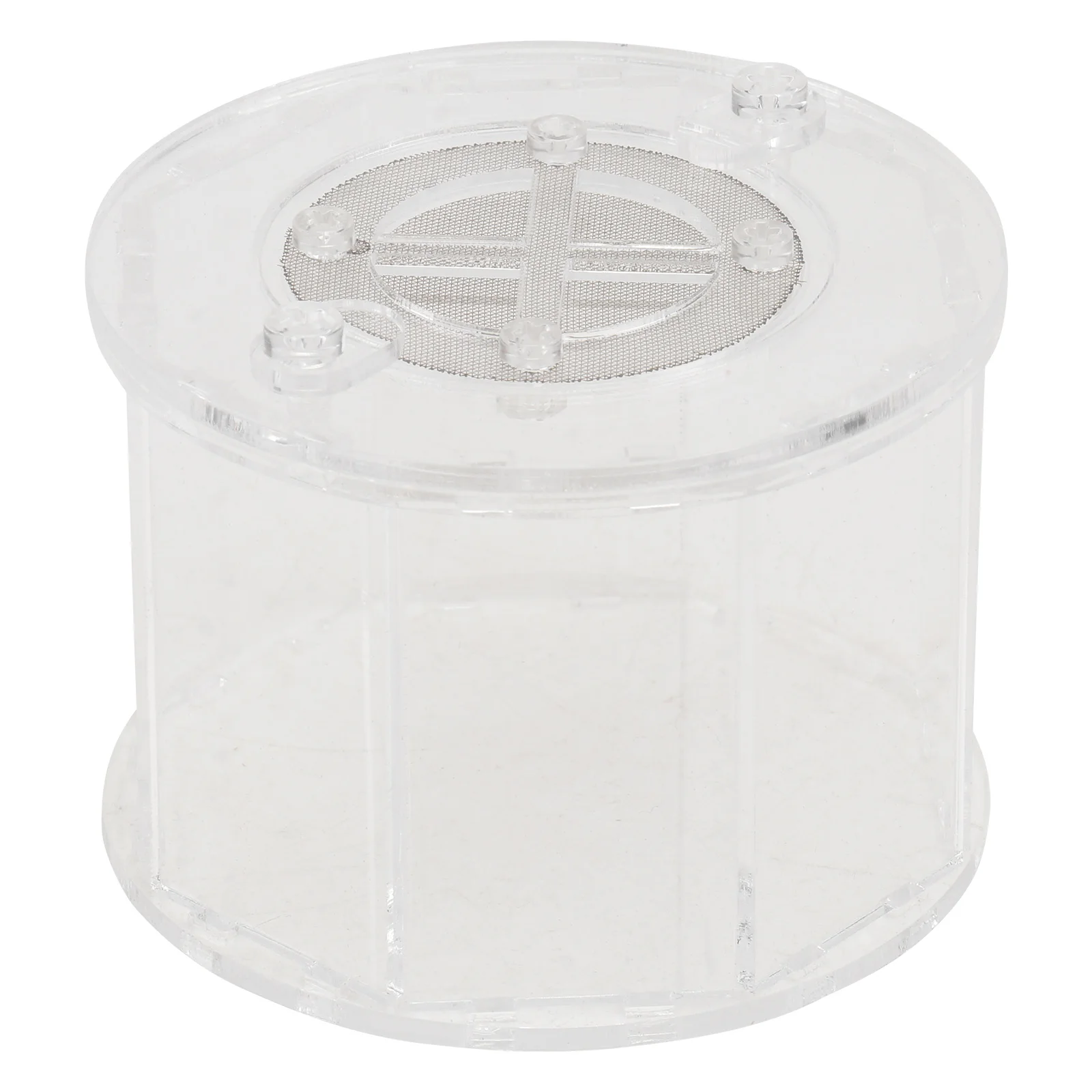 

Insect Observation Box Acrylic Reptile Breeding Container Ventilation Holes Compact Size Safety Switch Insect Box Terrarium Cage