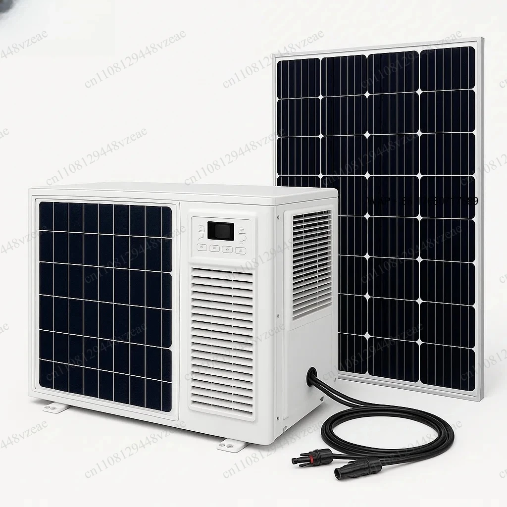 ACDC Air Conditioner Portable Solar Air Conditioner 110v/220v for Stable 18000BTU Hybrid Window Solar Air Conditioner