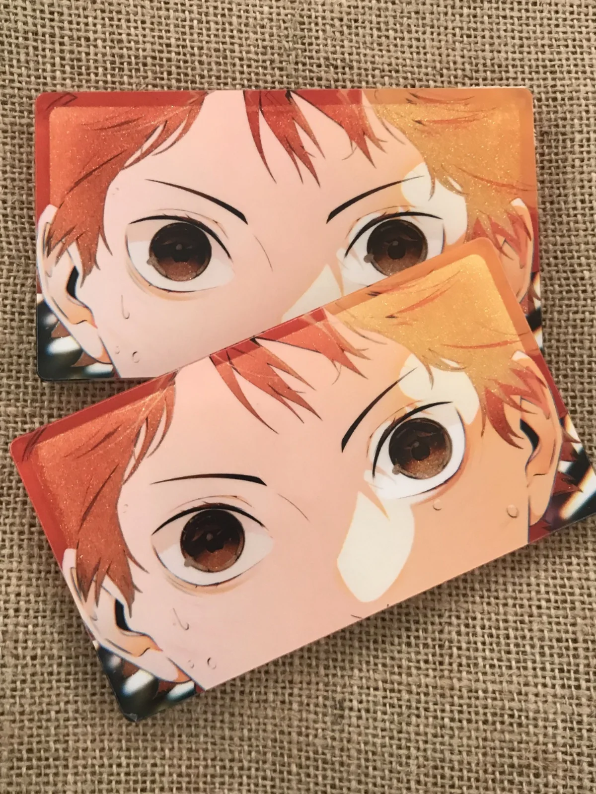 Anime haikyuu!!! Shoyo Hinata Cosplay Colorido Janela Placa, Movediça Mahjong, Acrílico Desktop Ornamento, Individualidade Delicadeza