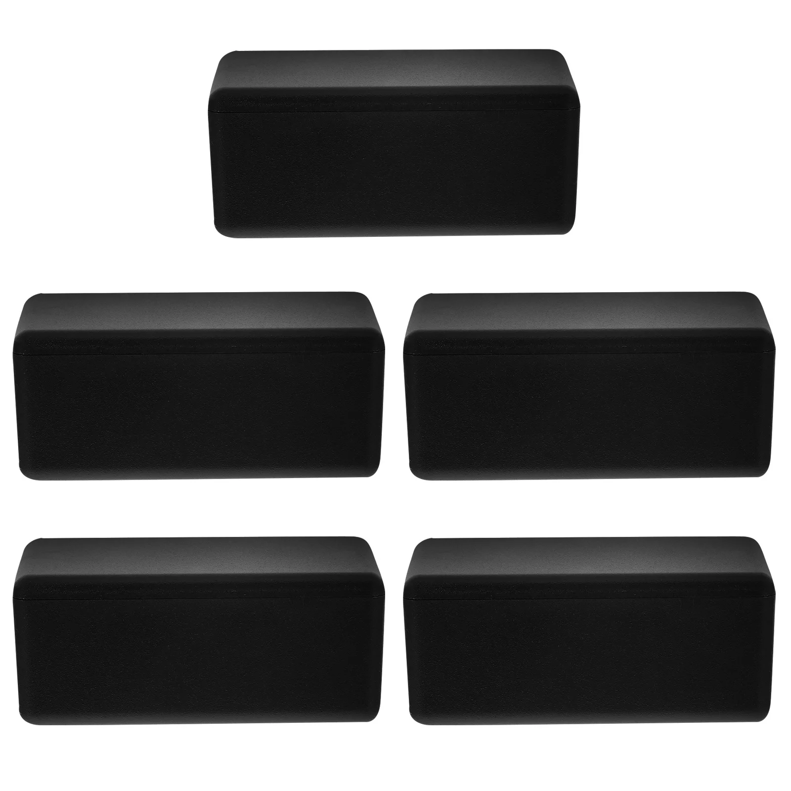 

5Pcs Plastic Electric Project Case 61 X 36 X 25Mm Sturdy Waterproof Black ABS Enclosure for Temperature Controller Power Supply