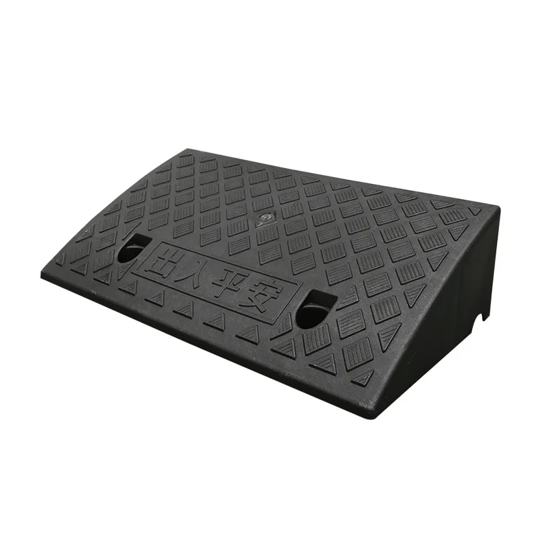 

50*40*15cm Plastic PVC Road Slope Ramp Pad Portable Car Step Uphill Triangle Mat Curb Rubber