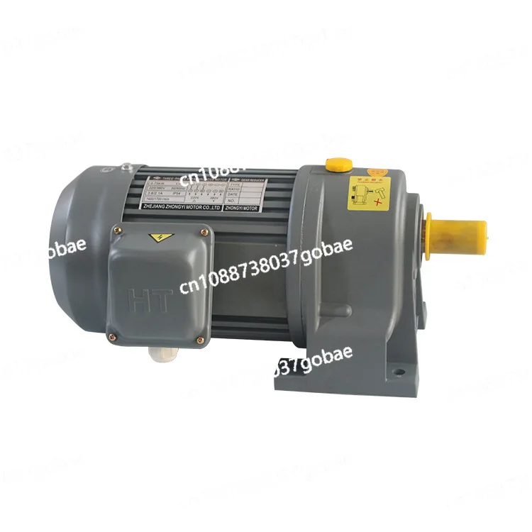 مخفض التروس مخفض تروس الفرامل الأفقي ثلاثي الطور محرك صغير عالي الدقة