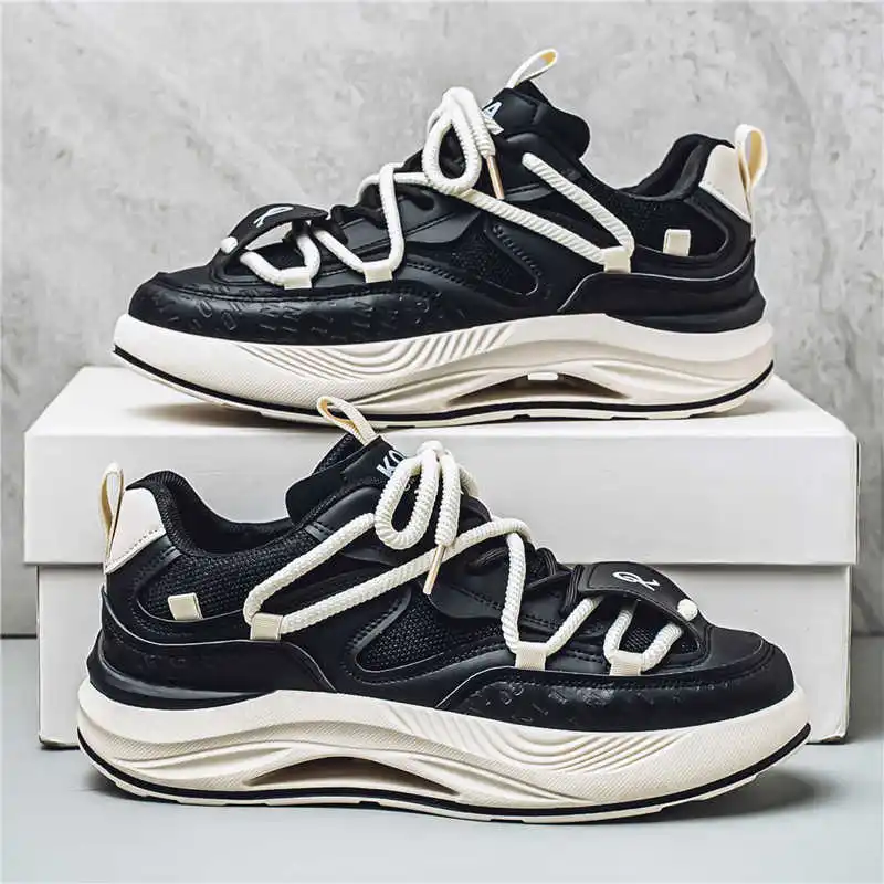 

Мужские кроссовки для бега и хайкинга с круглым носком и шнуровкой, спортивные кроссовки, модные, по акции