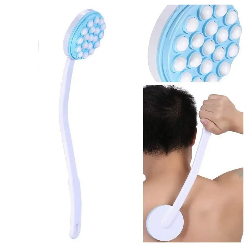 Long Lotion Oil Cream Applicator Head Body Leg Back Bath Brush Scrub Massager Shower Rubbing Brush Bath Supplies Tools