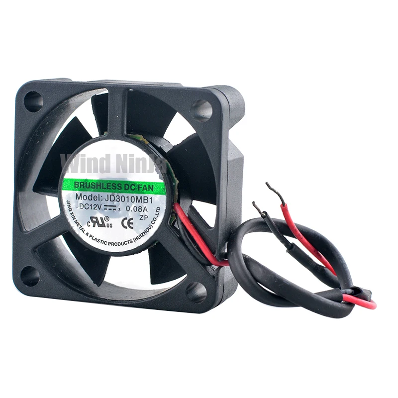 JD3010MB1 3cm 30mm fan 30x30x10mm DC12V 0.08A 6000rpm Dual ball bearing micro cooling fan for power routers