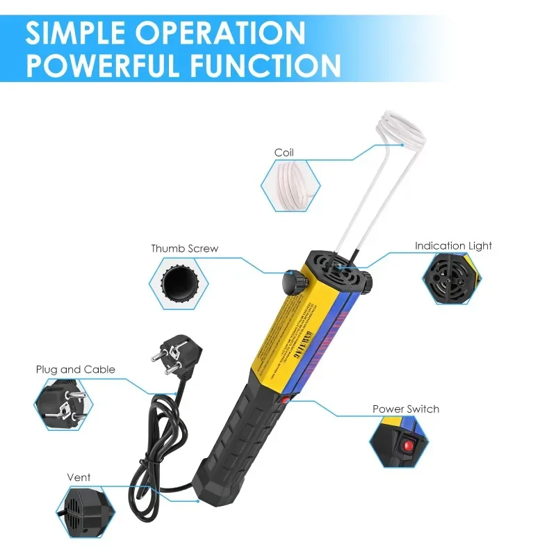 

Portable Type Mini-Inductior Induction Heater Induction Heating Equipment