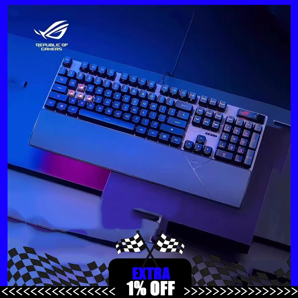 ROG SCOPE II RX Mechanical Keyboard RX Optical Mechanical Axis Low Delay Keyboard IP57 Dustproof and Waterproof Pc Accessories