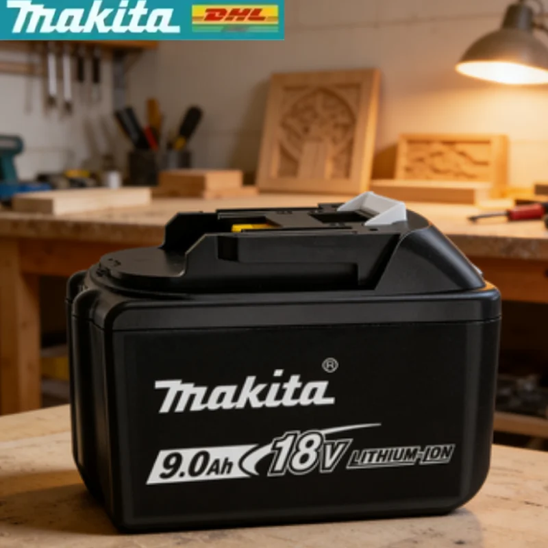 

Оригинальный аккумулятор Makita 18В 9.0Ач/6Ач/5Ач, перезаряжаемый аккумулятор для электроинструментов BL1830 BL1840, BL1850, BL1860B для аккумуляторов Makita 18В.