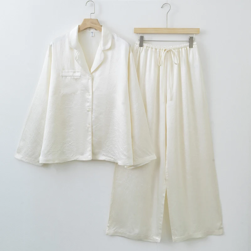 Women's Summer Cool Set - Apricot Acetate Outfit