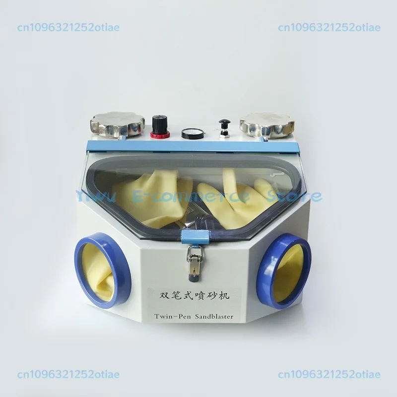 Dental double pen sandblasting box porcelain inner crown orthodontic bracket sandblasting machine Useful