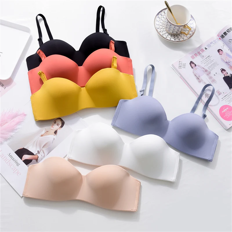 MIIOW Sexy Women Bra & Panties Underwear Sets Small Cups Push Up Female Lingerie Fashion Adjustable Straps Vibrant Bralette