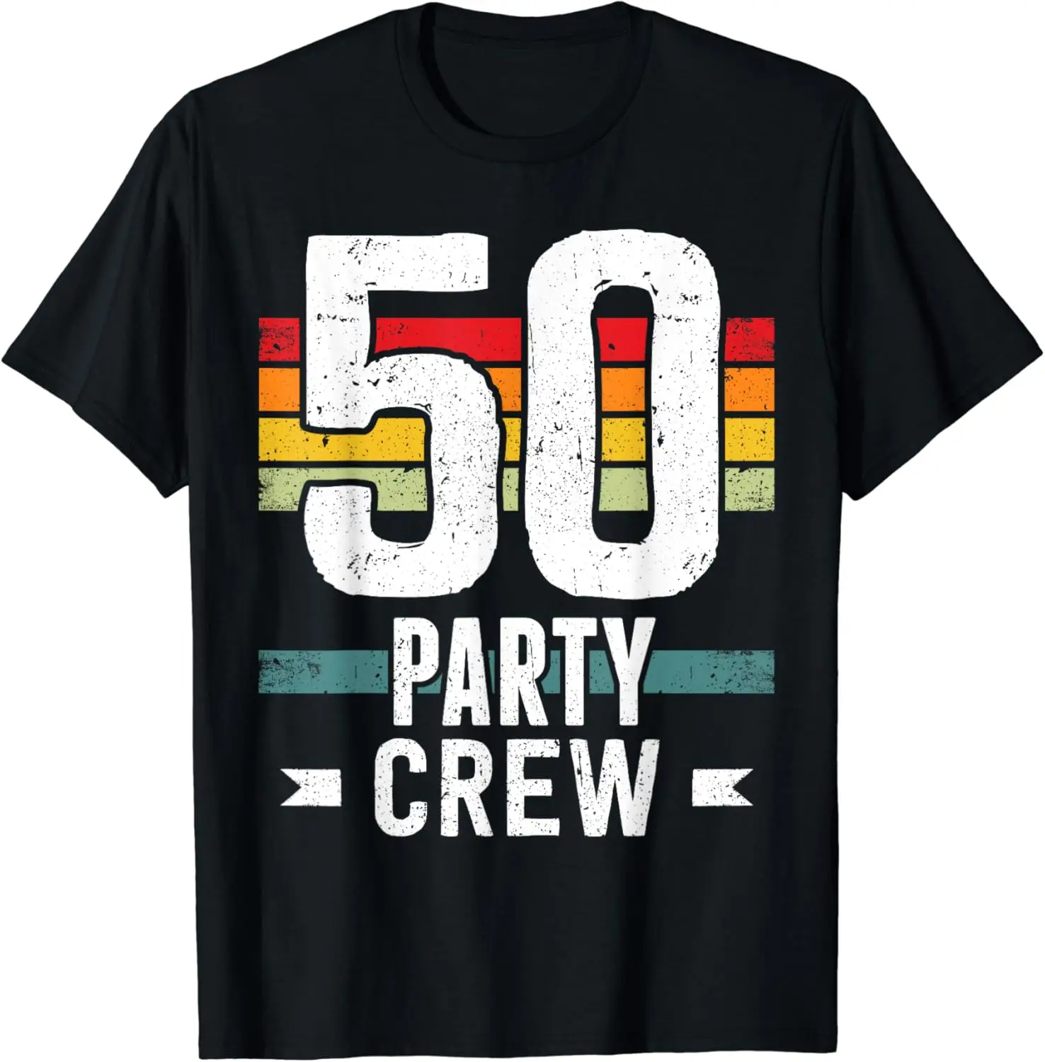 

50 Birthday 50 Party Crew Squad 50th Bday Group Birthday T-Shirt