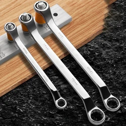 Hardware Tools 45 Steel Double Ended Plum Blossom Wrench Auto Repair Tools Manual Mirror Glasses Wrench