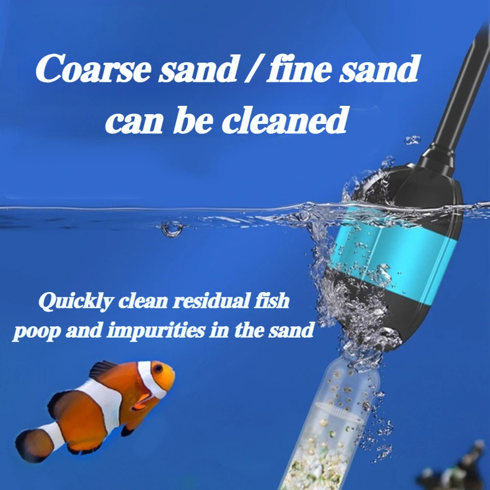 

Electric Fish Tank Water Changer Pump Strong Suction Force Feces Suction and Sand Washing Machine Fast Speed Fish Tank Cleaner