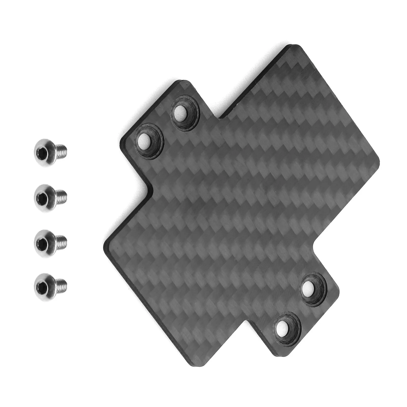 ESC Mount Plate Fixing Carbon Fiber Plate for TRAXXAS Maxx V1 V2 1/10 4X4 RC Car Upgrade Spare Part