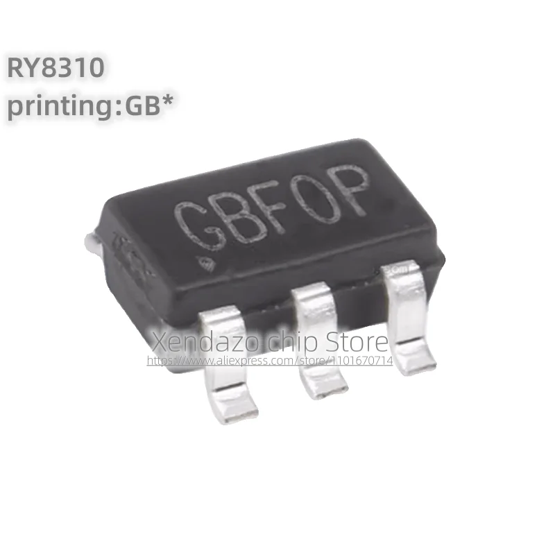 10pcs/lot RY8310 Silk screen printing GB* SOT23-6 package Original genuine 1.2A/30V