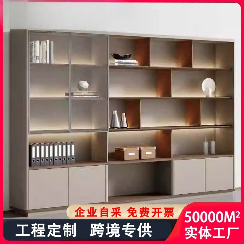 Office furniture, file bookcase combination, storage archive cabinet, file cabinet, sub-panel type
