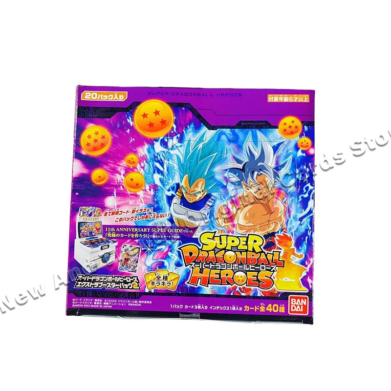 Bandai Original Dragon Ball Cards Super Heroes 2 Japanese Version Booster Supplement Package