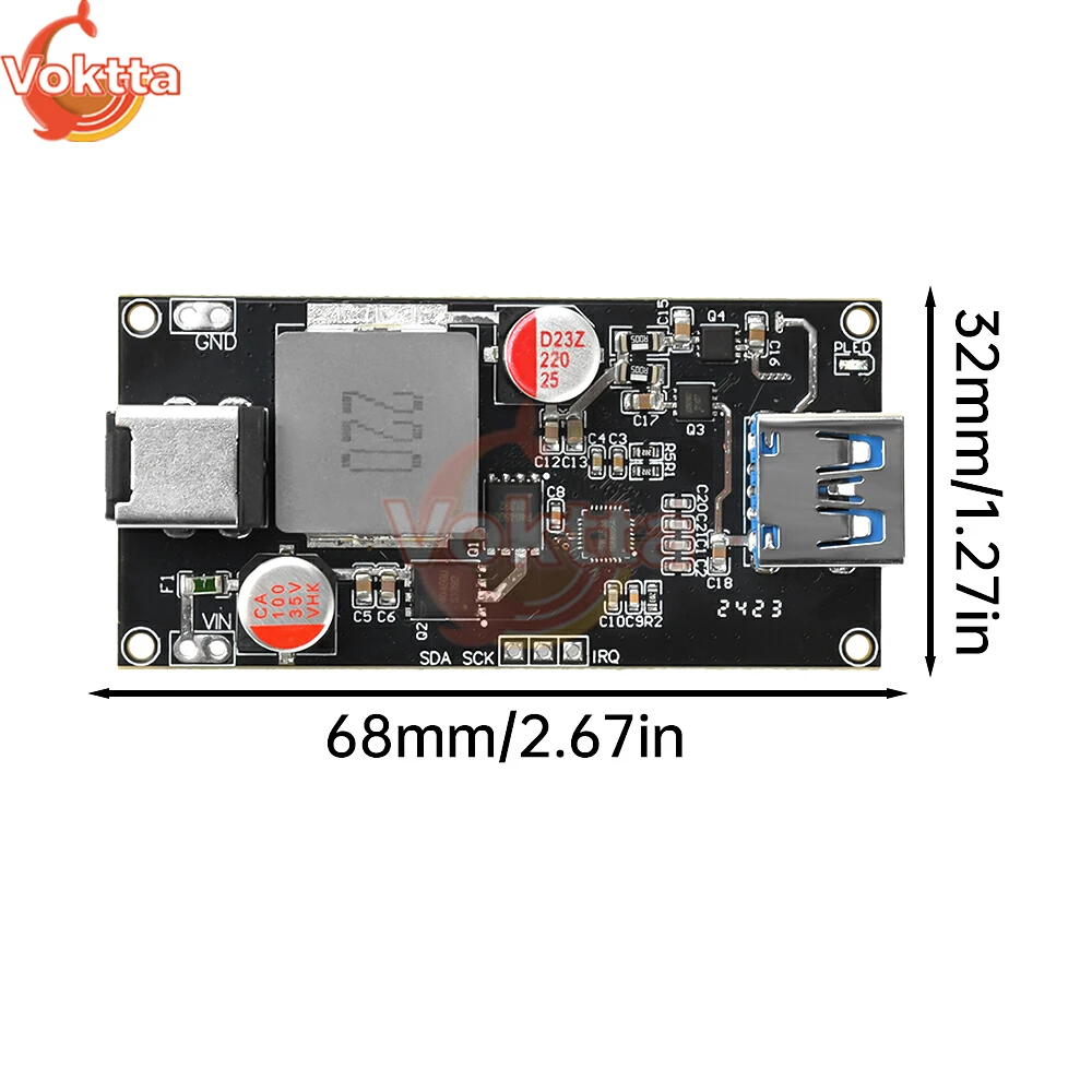 تيار مستمر 6-30 فولت 140 واط متعدد البروتوكول شحن سريع وحدة عالية الطاقة شاحن لوح حماية ل QC4.0 +/5.0 PD PPS FCP SCP SFCP AFC